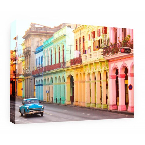 Cuadro Decorativo Canvas Fotografía La Habana Cuba 180x120