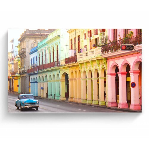Cuadro Decorativo Canvas Fotografía La Habana Cuba 180x120