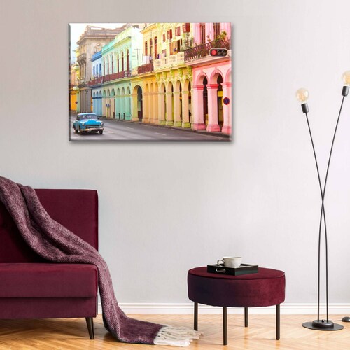 Cuadro Decorativo Canvas Fotografía La Habana Cuba 180x120