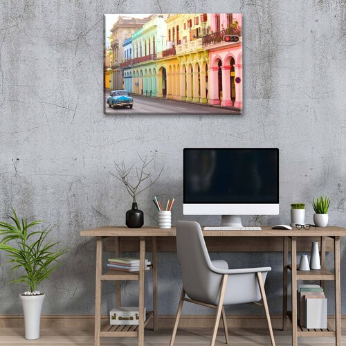 Cuadro Decorativo Canvas Fotografía La Habana Cuba 180x120