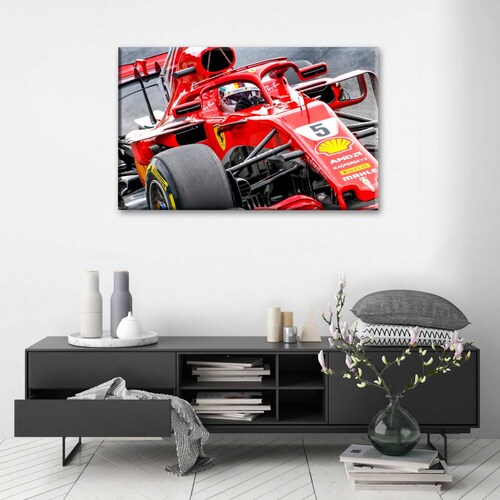 Cuadro Decorativo Canvas F1 Ferrari Grand Prix  105x70