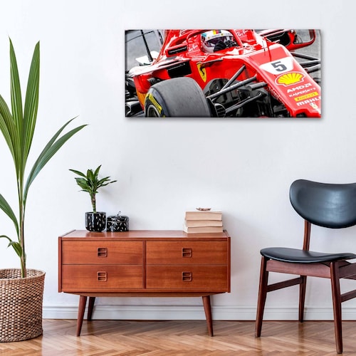 Cuadro Decorativo Canvas F1 Ferrari Grand Prix  100x50