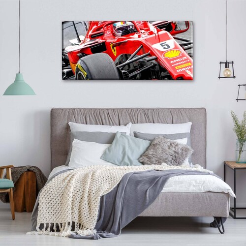 Cuadro Decorativo Canvas F1 Ferrari Grand Prix  100x50