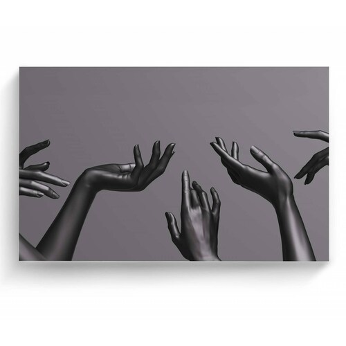 Cuadro Decorativo Canvas Manos femeninas  105x70
