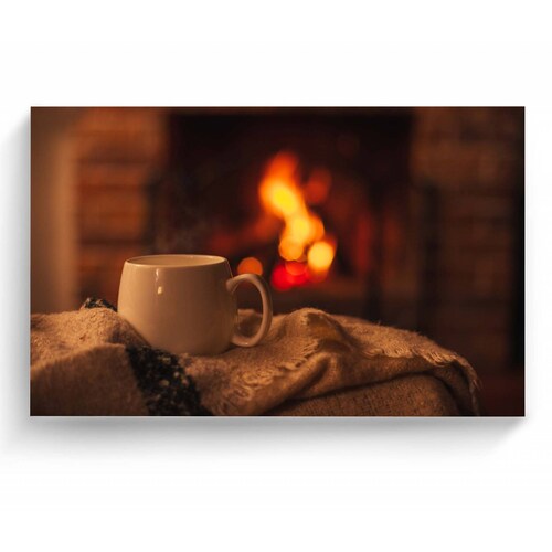 Cuadro Decorativo Canvas taza con té caliente 180x120