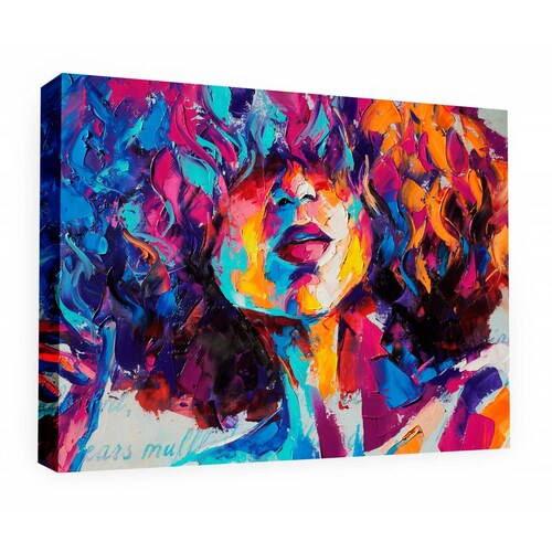 Cuadro Decorativo Canvas Retrato conceptual niña 105x70