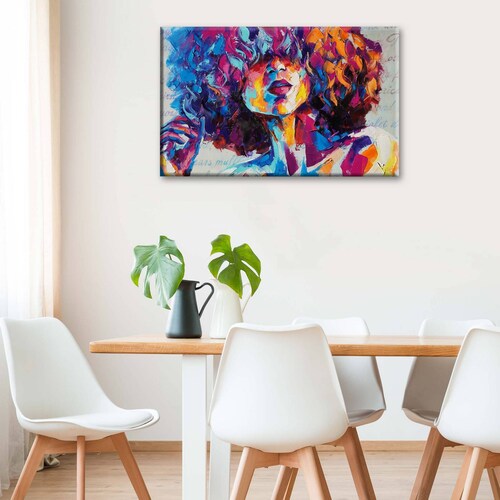 Cuadro Decorativo Canvas Retrato conceptual niña 105x70