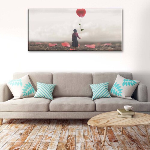 Cuadro Decorativo Canvas Romance y soledad 150x50