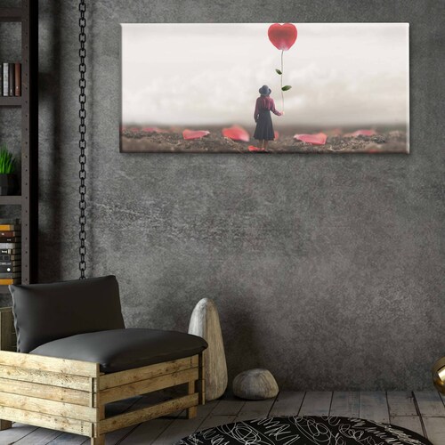 Cuadro Decorativo Canvas Romance y soledad 150x50