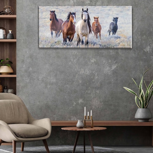 Cuadro Decorativo Canvas Manda caballos salvajes 120x60