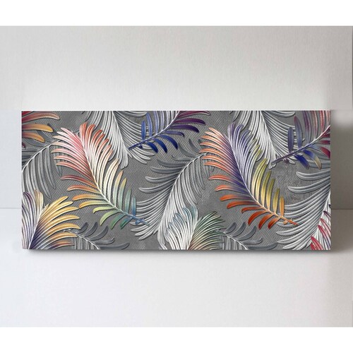 Cuadro Decorativo Canvas Azulejo tropical 160x80