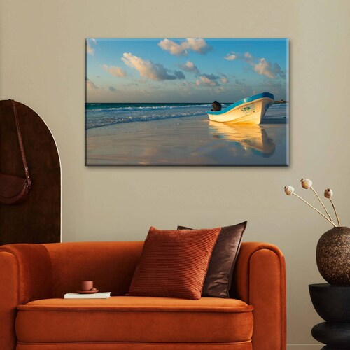 Cuadro Decorativo Canvas amanecer en Tulum 45x30