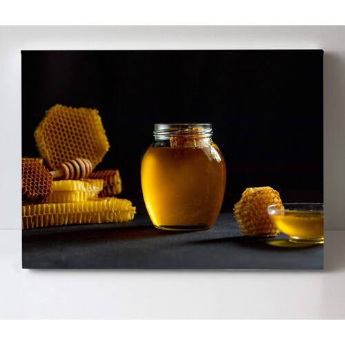 Cuadro Decorativo Canvas Tarro de miel 150x100