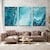 Cuadro Decorativo Canvas Oceano abstracto 210x70