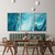 Cuadro Decorativo Canvas Oceano abstracto 90x30