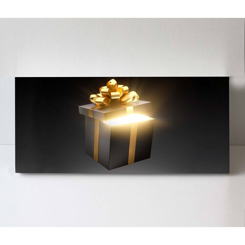 Cuadro Decorativo Canvas Caja de regalo 3D 150x50