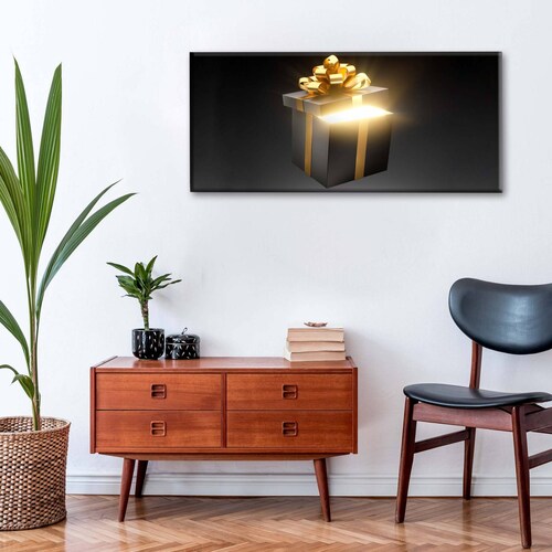Cuadro Decorativo Canvas Caja de regalo 3D 150x50