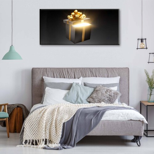 Cuadro Decorativo Canvas Caja de regalo 3D 150x50