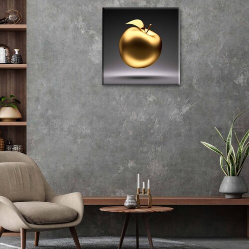 Cuadro Decorativo Canvas Manzana de oro 100x100