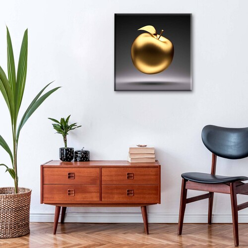 Cuadro Decorativo Canvas Manzana de oro 100x100