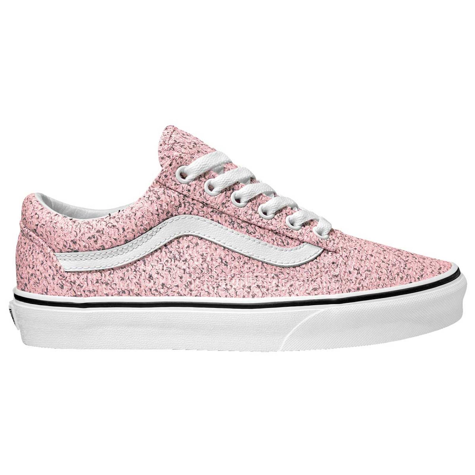 Vans blancos con outlet rosa