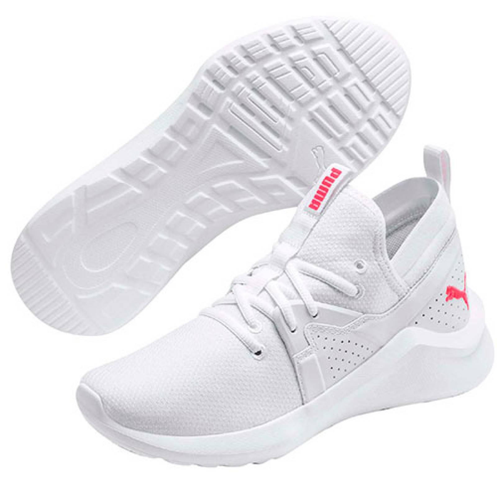 Tenis puma blanco con gris sale