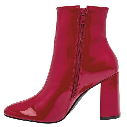Bota y botin Lady paulina Rojo 10504