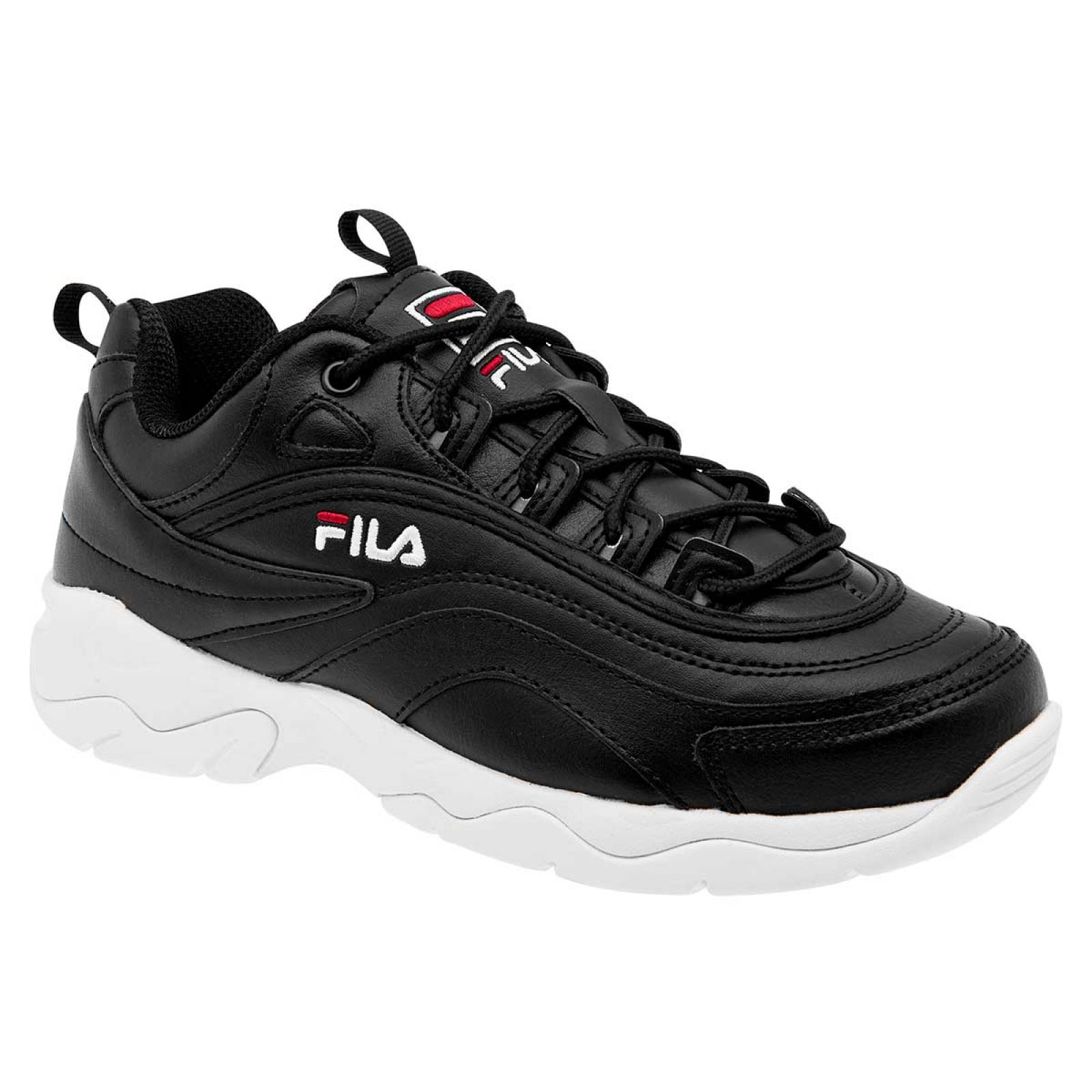 Tenis fila outlet letras doradas niña