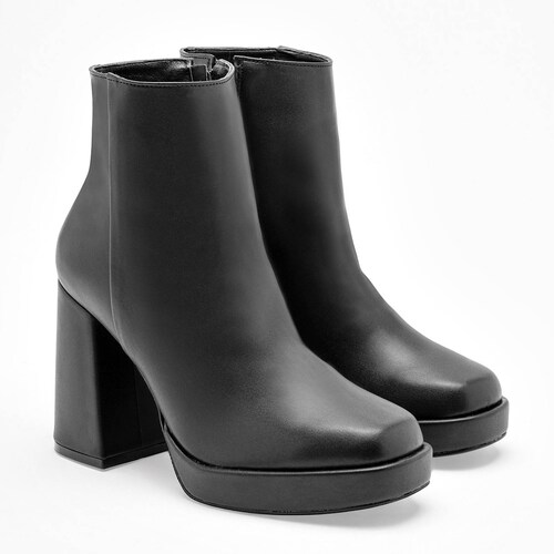 Bota y botin Lady paulina Negro 25501