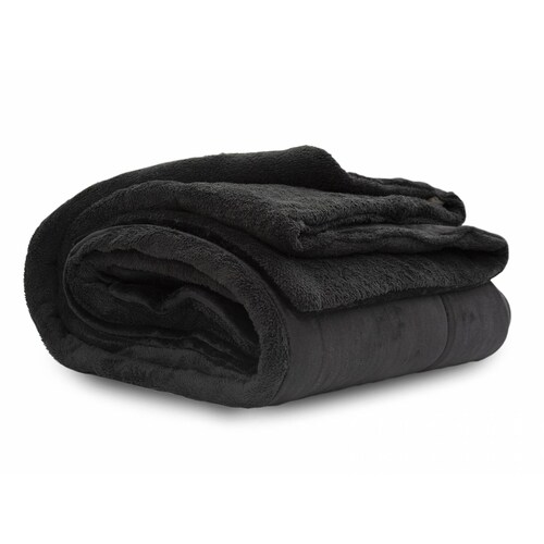 Edredón Térmico - Cobertor Negro Liso King Size