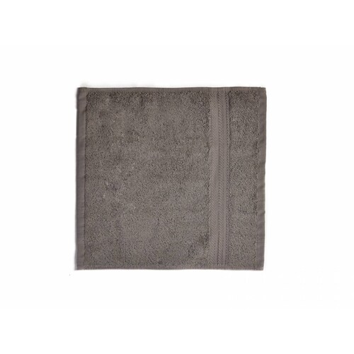Toalla Facial Set 4 Pzs Gris 100% Algodón 34x34cm Dormireal