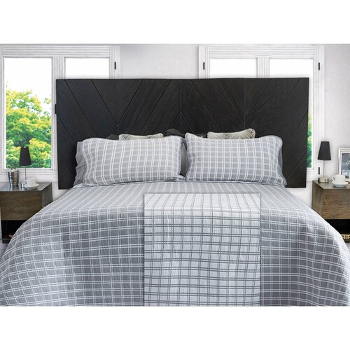 Colcha Emboss de Jacquard Doble vista Matrimonial Dormireal.