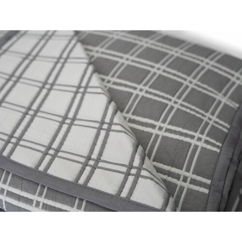 Colcha Emboss de Jacquard Doble vista Matrimonial Dormireal.