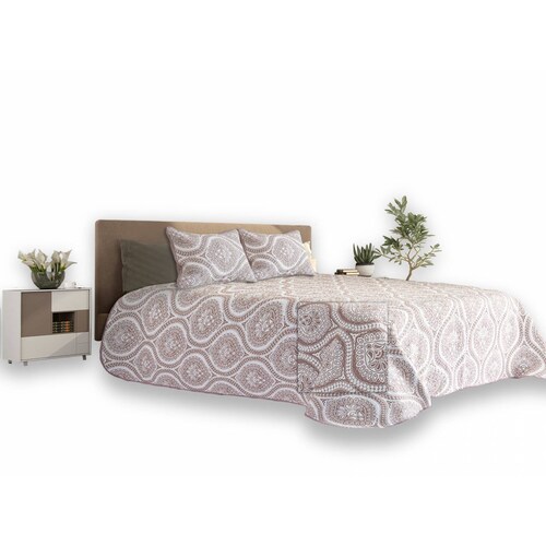 Colcha Guía de Jacquard Doble vista Matrimonial Dormireal.
