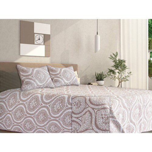 Colcha Guía de Jacquard Doble vista Matrimonial Dormireal.