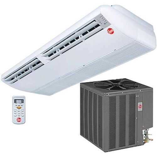 Minisplit Piso Techo MXPBE-001-1 24000BTU2TR410ASolo Frío220V1F60Hz11EERc Condensadora y control ProtectoBlue