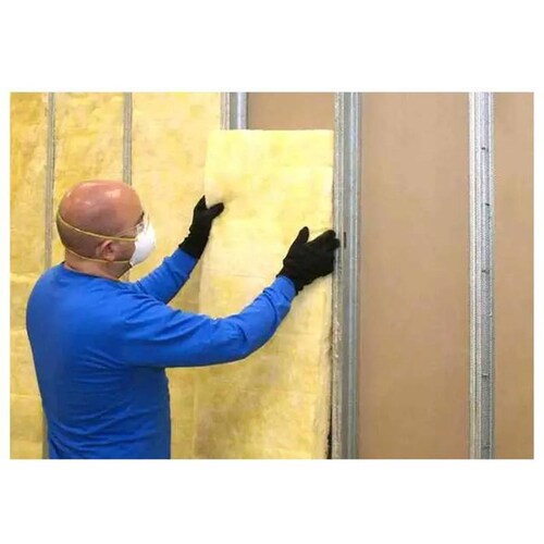 Fibra de Vidrio Termoaislante, MXLGS-002-11, Espesor 2", Ancho 24", Largo 15.24m, 50C a 300C, Densidad 14Kg/m³, Color Amarillo., RollGlass