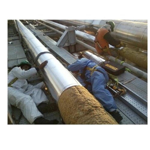 Fibra de Vidrio Termoaislante, MXLGS-002-11, Espesor 2", Ancho 24", Largo 15.24m, 50C a 300C, Densidad 14Kg/m³, Color Amarillo., RollGlass