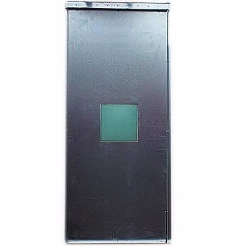 Pared de Metal Galvanizado Acrilico MXMVA-021 Módulo Muro Ventanilla 1,00m x 3,00m x 3" Marco y Contra Marco para Acrílico de 24" x 24" x 1" a 1,15m de altura Galvanizado Calibre 18 Sin Acrílico, FlexCabin Muro Ventanilla de Acrílico