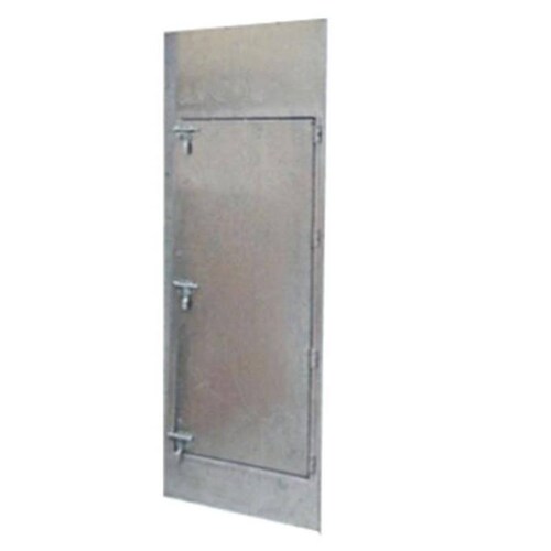 Puerta de Inspeccion de Cabina MXPDI-001 Módulo Muro Puerta de Inspección 1,00m x 1,50m x 3" Sello de Neopreno 4 Bisagras 1 Manija 2 Pasadores Galvanizado Calibre 18 Sin Candado, FlexCabin Puerta de Inspección
