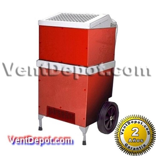 Deshidratadores Portatil Rudo MXDBX-001-17 50Litros 105Pintas 914m³hr, 0,90W 8A 110V 1Fase 60Hz Color Rojo DryBox