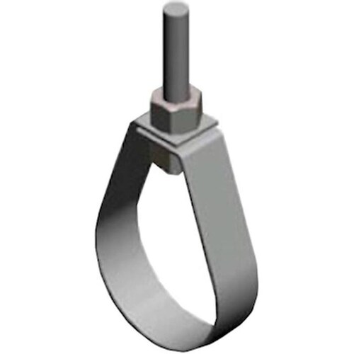 Abrazadera Tipo Pera MXPCG-001 12"12,7mm Diámetro Long 2 12"63,5mm Rosca Tuerca 316"4,7mm Diámetro Galvanizado1Pza, LoopHang