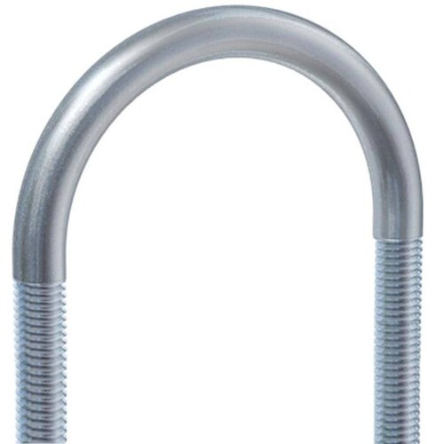 Sujetador para Ducto MXZAD-017 Tubo 4" Diámetro Grosor 38" Diámetro Long Tangente 3 1116" Tipo U Galvanizado 1Pza, ZadlerClip