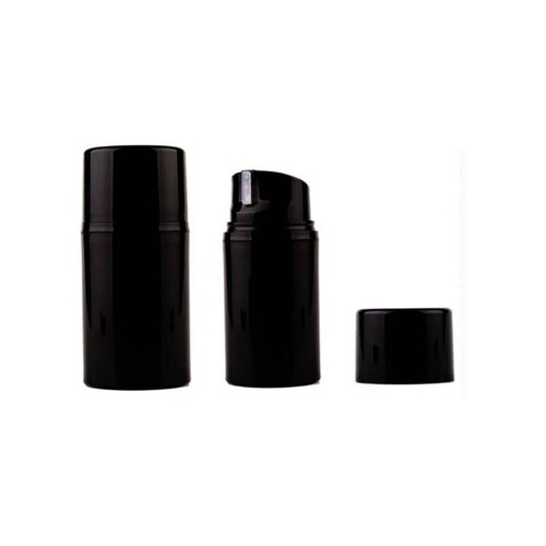 Dispensador Negro Practico, MXBCM-004, 4 Pzas, 50ml, Plástico Tapa Dispensadora, Negro,, BlackCream50