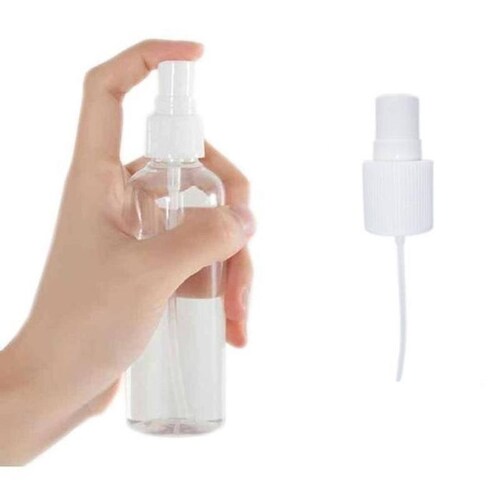 Atomizador de Botón Rosca, MXDPI-004, 4 Pzs, Rosca 24/415, 0,12 - 0,14ml/t, Polietileno, Sellado de Rosca, Blanco,, PumpSpray-WW-24-415