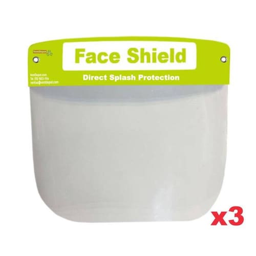 Máscara Protectora para Niños MXSAF-017 Careta 3 Pzs Verde Green PVC Elástica Espuma Antideslizante, KidsMask