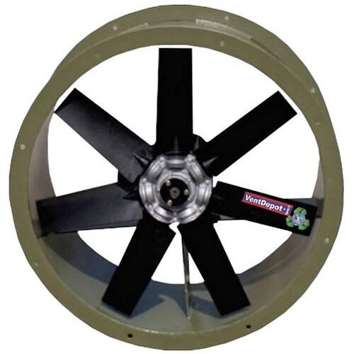 Extractor e Inyector PolyTub, MXPYT-002, 24"Diam,10789m3/hr,220/440V,3F,60Hz,1,5HP,5,2/2,6A,64dB,Polipropileno, PolyTub