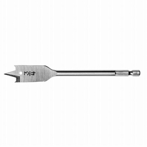 Broca para Madera MXFHN-001-1 12" Recto Acero sae 1060 FlatHand
