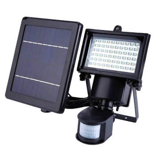 Luminaria Solar LED Economica, MXSVW-001-9, 3W, 420lm, 6500K, Luz Blanca, Iluminación a 180, Panel Solar, Sensor de Movimiento,, SolarView