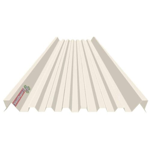  Lamina para TragaLuz de PoliACryl, MXKDA-006, 1.01x3.66m, Espesor: 1.2mm, Perfil KR-18, Material: PoliAcril, Acabado: Blanco, Peralte 6.5 cm, 5Pzs, ProLight-KR-18-DA-T-218